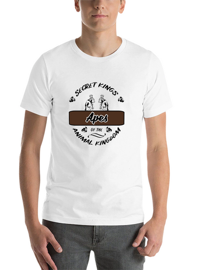 Apes Secret Kings Graphic T-Shirt - Animal Kingdom Tee