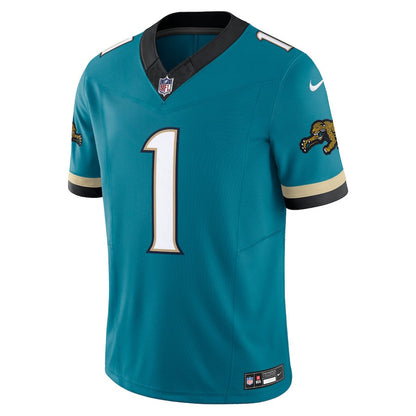 Travis Etienne Jacksonville Jaguars Prowler Throwback Vapor F.U.S.E. Limited Jersey - Teal