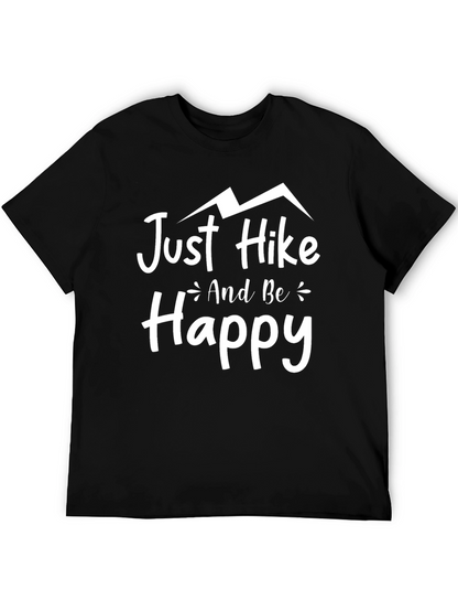 Just Hike and Be Happy Graphic Tee