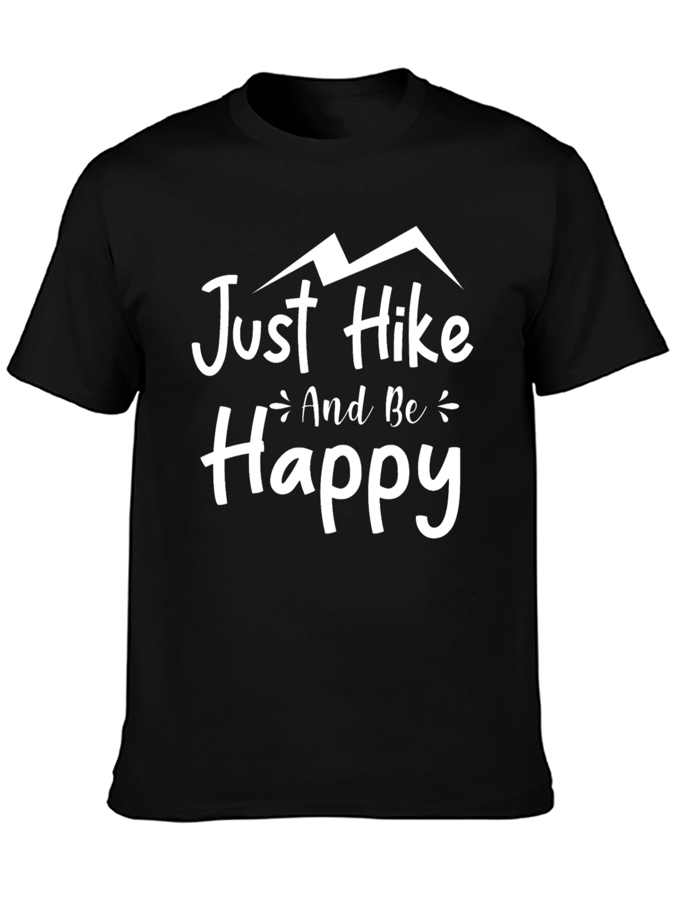 Just Hike and Be Happy Graphic Tee