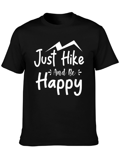 Just Hike and Be Happy Graphic Tee