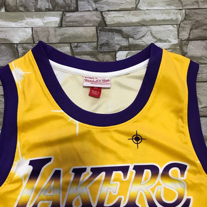 Men's Los Angeles Lakers Kobe Bryant Yellow Hardwood Classics Player Jerseys
