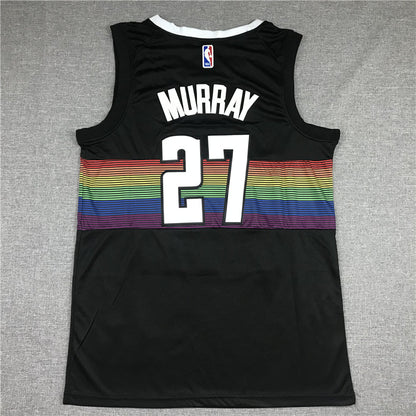Men's Denver Nuggets Jamal Murray #27 NBA Black Player Jerseys
