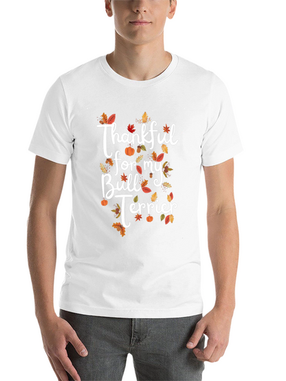 Thankful Bull Terrier Thanksgiving T-Shirt