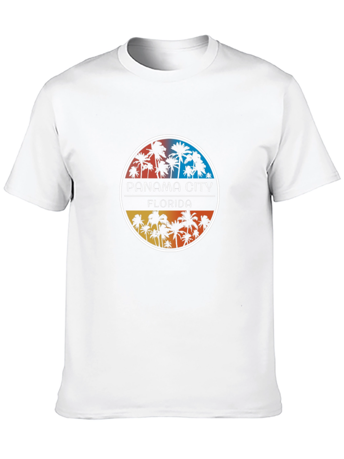 Panama City Florida Palm Tree Graphic Tee