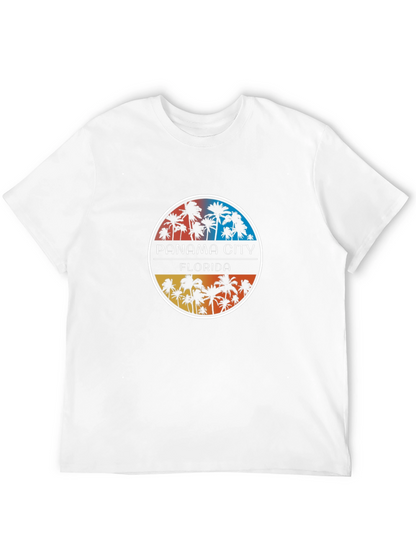 Panama City Florida Palm Tree Graphic Tee