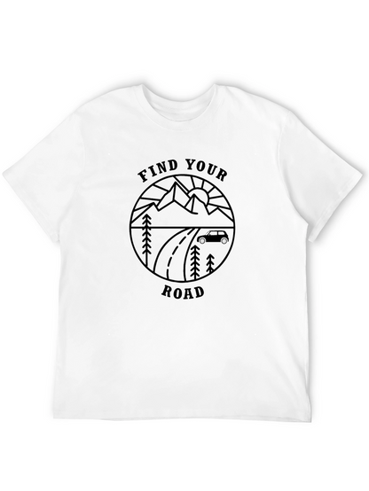 Find Your Road Graphic Tee - Adventure Awaits!