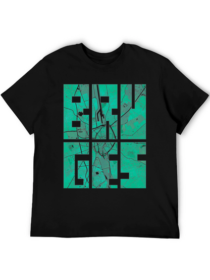 City Map Graphic Tee - Black