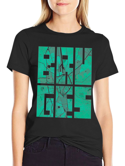 City Map Graphic Tee - Black