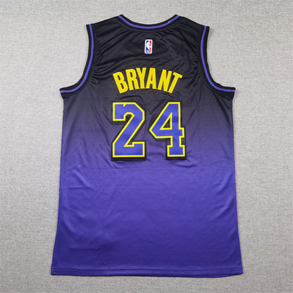 Men's Los Angeles Lakers Kobe Bryant #24 Purple 2024/25 Swingman Jerseys - City Edition