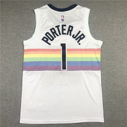 Men's Denver Nuggets Michael Porter Jr. White Swingman Player Jerseys