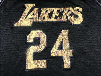 Men's Los Angeles Lakers Kobe Bryant #24 Black Swingman Player Jerseys