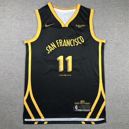 Men's Golden State Warriors Klay Thompson #11 Black 2023/24 Swingman Jerseys - City Edition