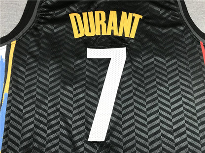 Men's Brooklyn Nets Kevin Durant Black 2020/21 Swingman Jerseys - City Edition