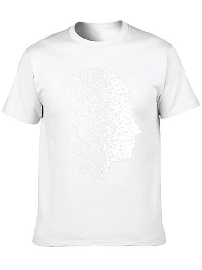 Mind Dissolve Graphic Tee - Black Casual T-Shirt