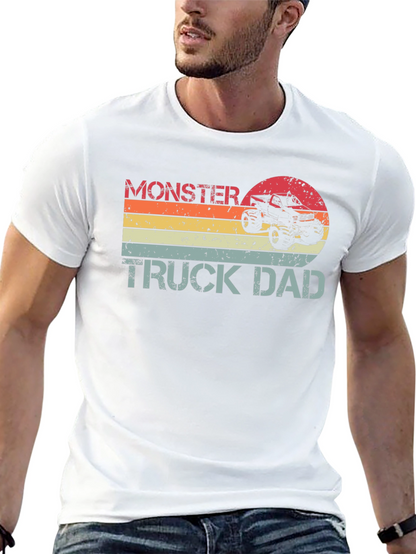 Monster Truck Dad T-Shirt - Black Tee