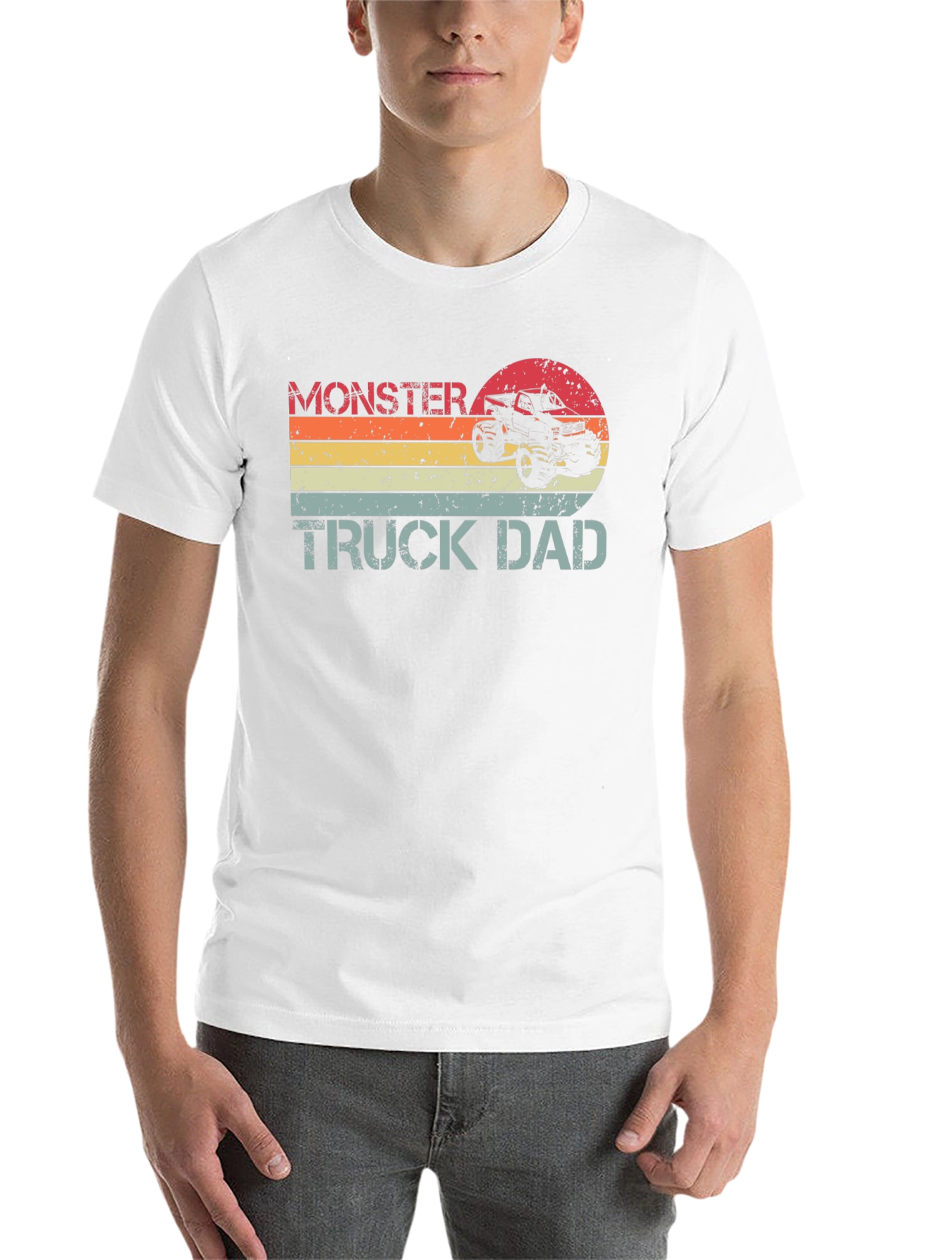 Monster Truck Dad T-Shirt - Black Tee