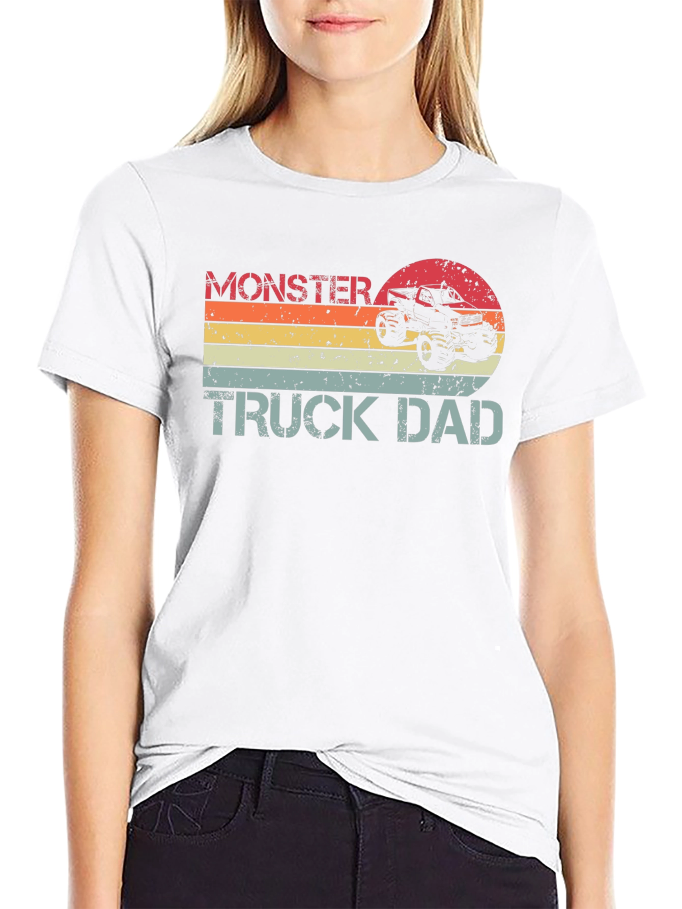 Monster Truck Dad T-Shirt - Black Tee