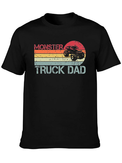 Monster Truck Dad T-Shirt - Black Tee