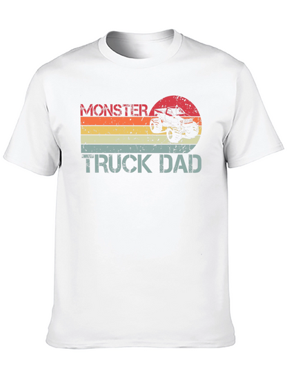 Monster Truck Dad T-Shirt - Black Tee