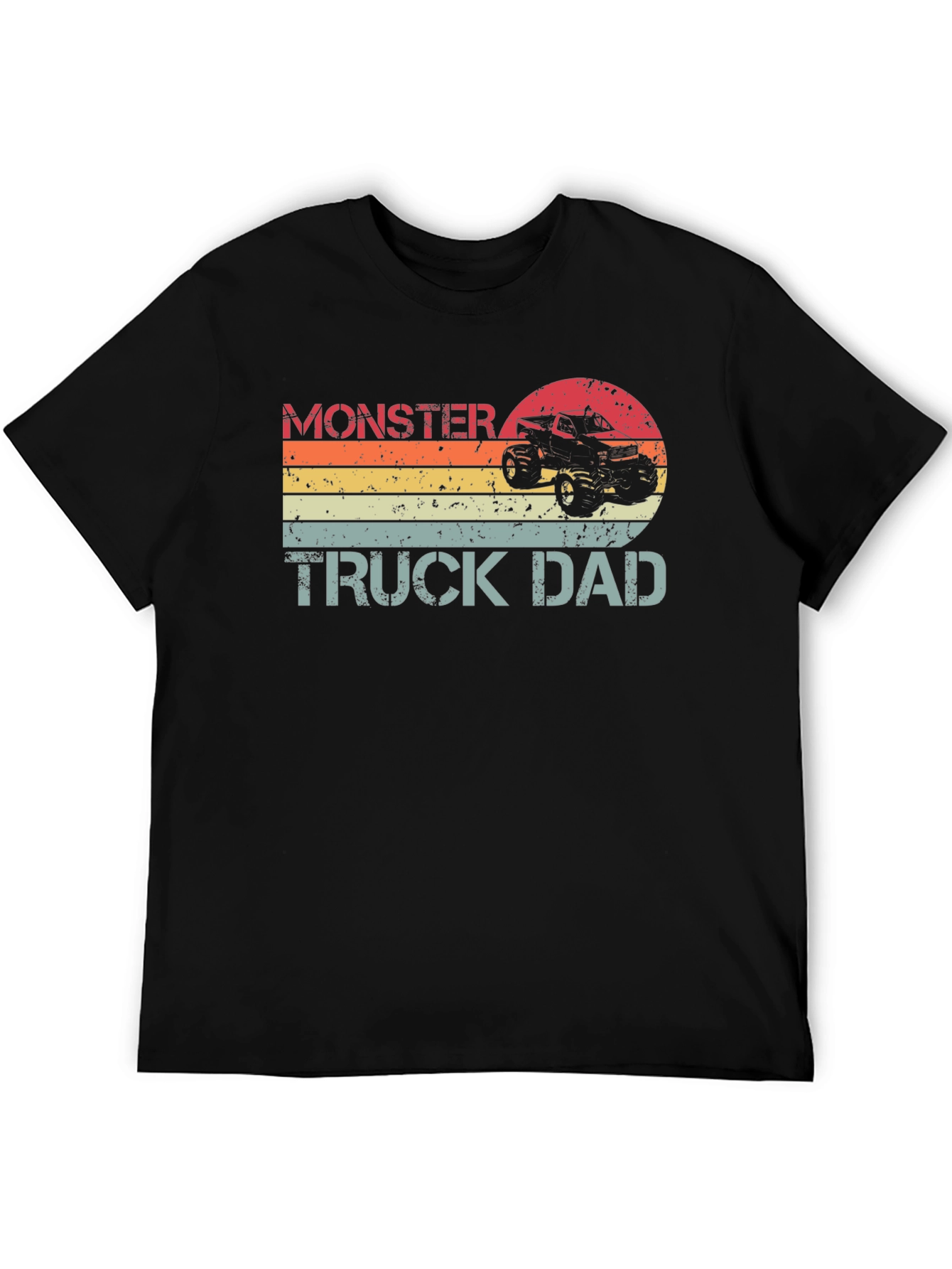 Monster Truck Dad T-Shirt - Black Tee