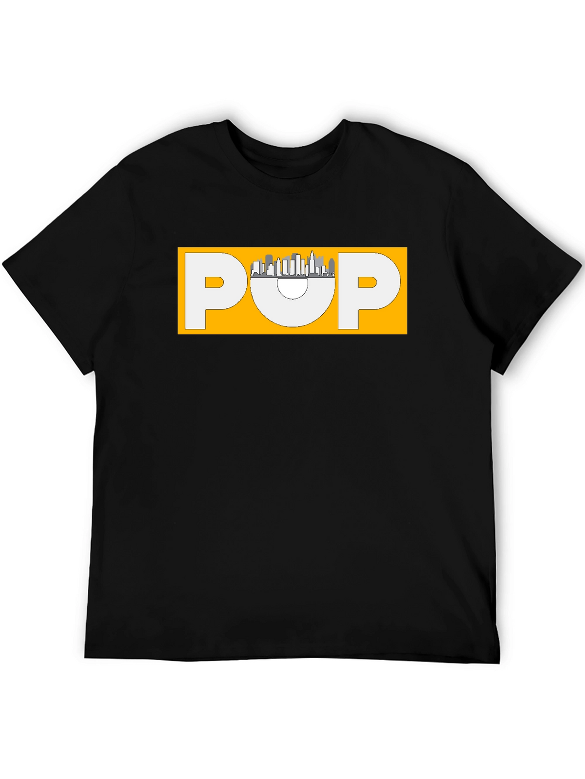 Stylish Black POP Graphic T-Shirt