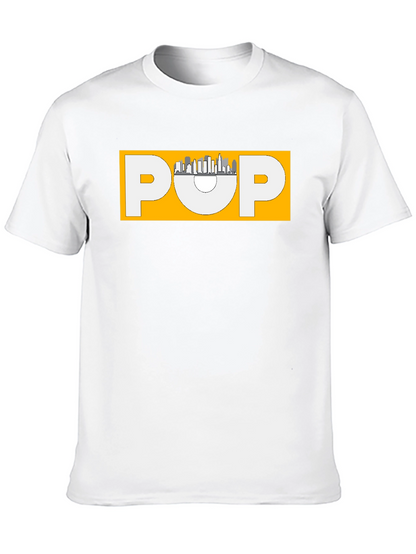 Stylish Black POP Graphic T-Shirt