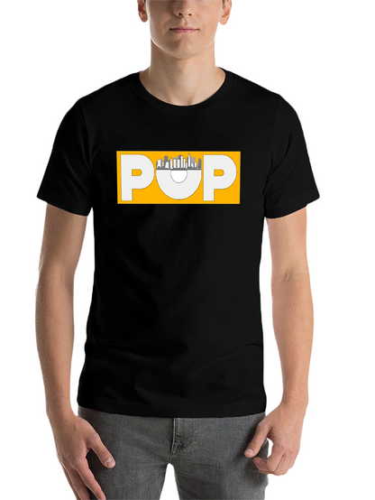 Stylish Black POP Graphic T-Shirt