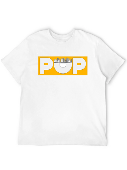 Stylish Black POP Graphic T-Shirt