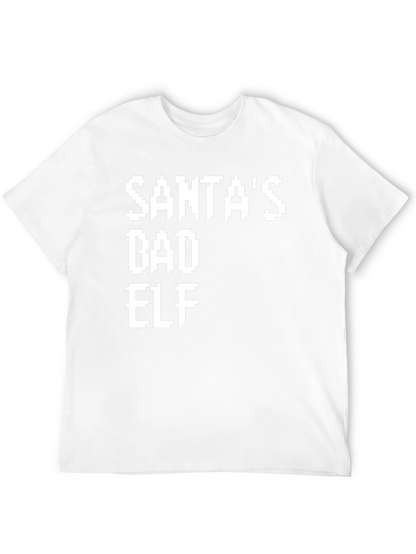 Santas Bad Elf Pixel Tee