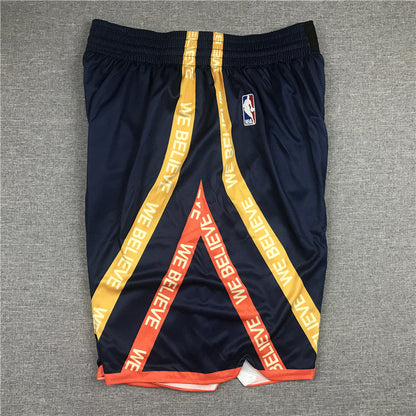 Men's Golden State Warriors Navy City Edition Basketball Shorts1