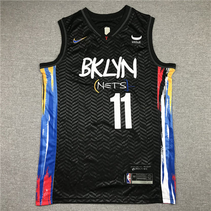Men's Brooklyn Nets Kyrie Irving Black 2020/21 Swingman Jerseys - City Edition
