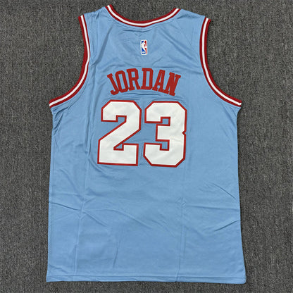 Men's Chicago Bulls Michael Jordan #23 Blue Swingman Jerseys
