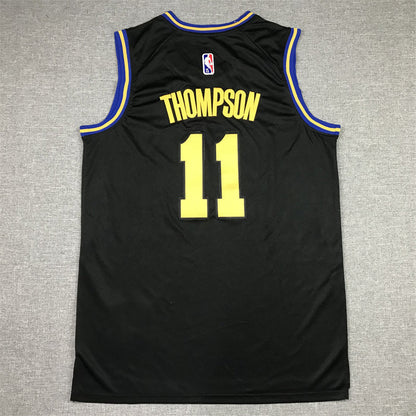 Men's Golden State Warriors Klay Thompson #11 City Edition Black Classic Jerseys