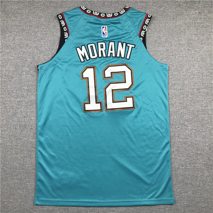 Men's Memphis Grizzlies Ja Morant #12 Green Classic Jerseys