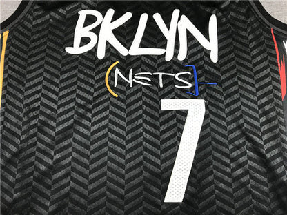 Men's Brooklyn Nets Kevin Durant Black 2020/21 Swingman Jerseys - City Edition