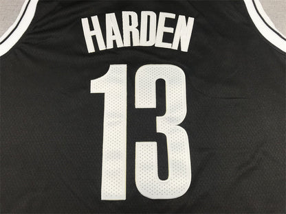 Men's Brooklyn Nets James Harden Black 2021/22 Diamond Swingman Jerseys