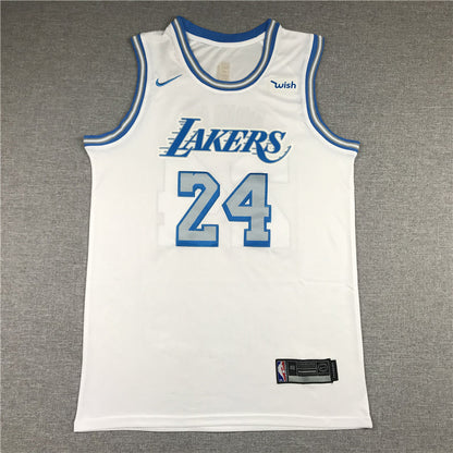 Men's Los Angeles Lakers Kobe Bryant White 2020/21 Swingman Jerseys City Edition
