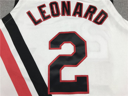 Men's LA Clippers Kawhi Leonard #2 NBA Player Jerseys - Retro White