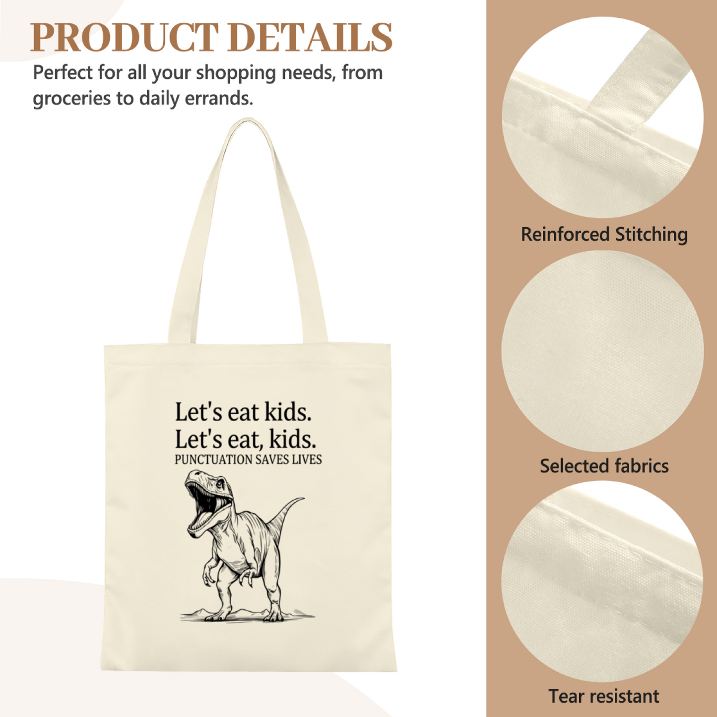 Black Cat Floral Book Canvas Tote | Literary Cat Lover School & Commute Large Bag