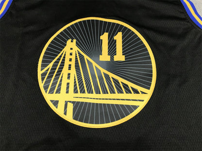 Men's Golden State Warriors Klay Thompson #11 City Edition Black Classic Jerseys