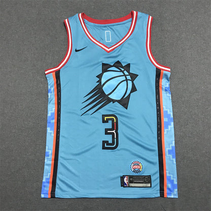 Men's Phoenix Suns Chris Paul #3 Turquoise 2022/23 Swingman Jerseys - City Edition