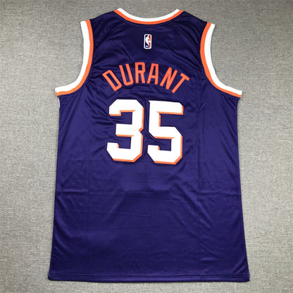 Men's Phoenix Suns Kevin Durant #35 Purple 2023/24 Fast Break Replica Jerseys - Icon Edition