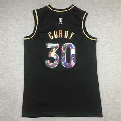 Men's Golden State Warriors Stephen Curry #30 NBA Black Swingman Jerseys