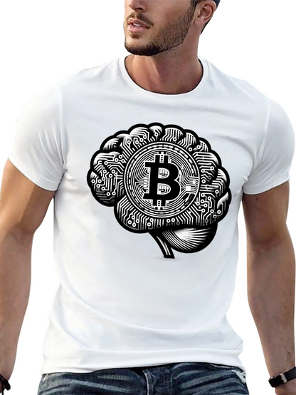 Bitcoin Brain T-Shirt - Crypto Innovation