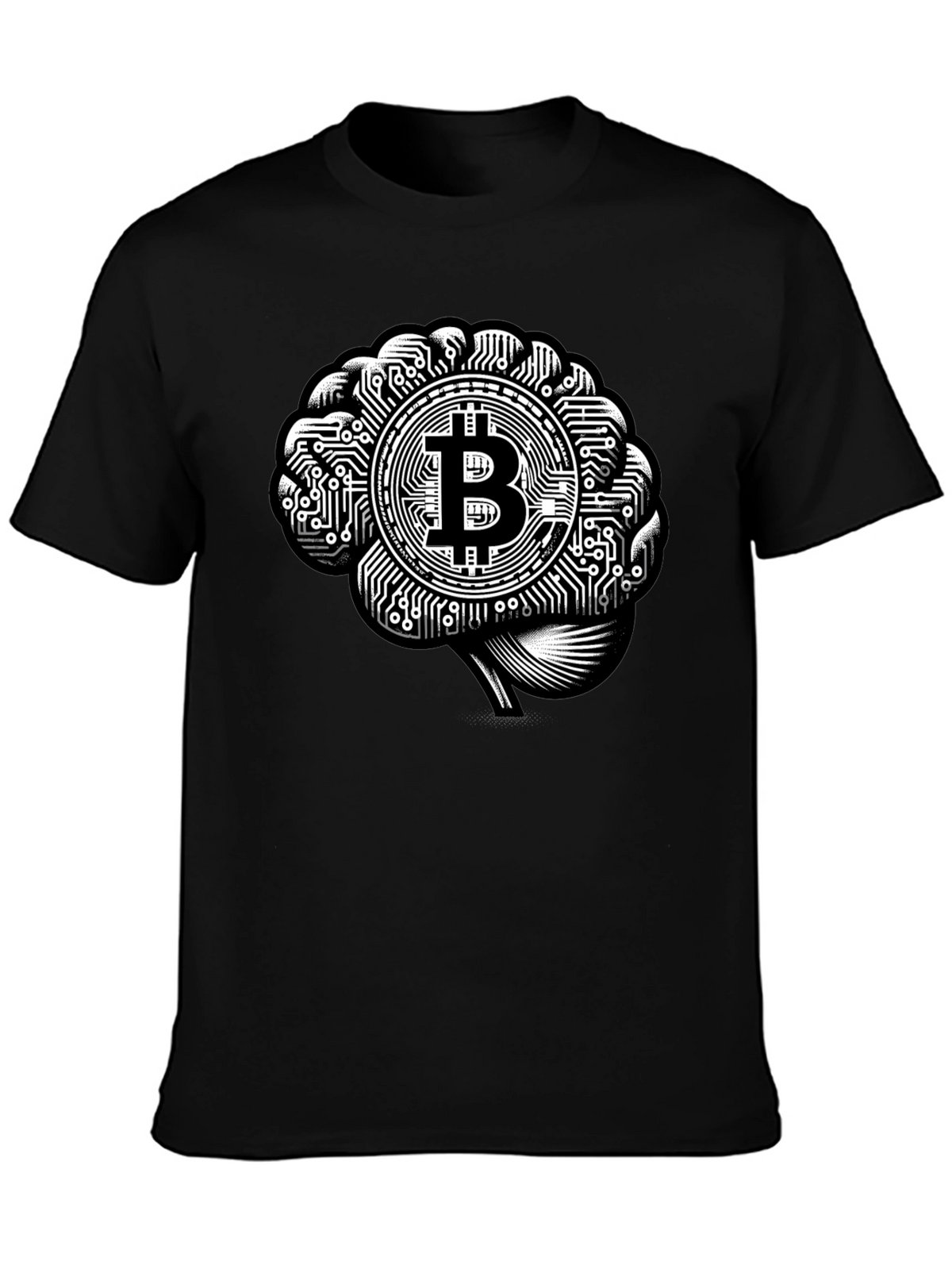Bitcoin Brain T-Shirt - Crypto Innovation
