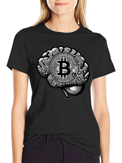 Bitcoin Brain T-Shirt - Crypto Innovation