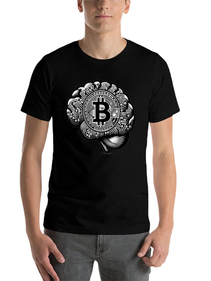 Bitcoin Brain T-Shirt - Crypto Innovation