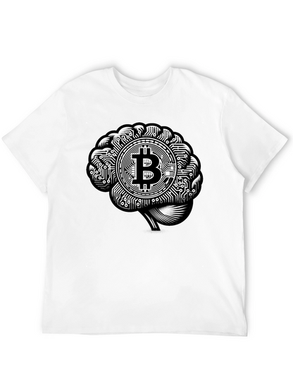 Bitcoin Brain T-Shirt - Crypto Innovation
