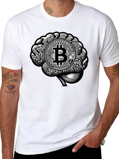 Bitcoin Brain T-Shirt - Crypto Innovation